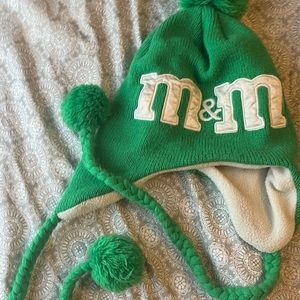 M&M green hat